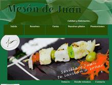 Tablet Screenshot of mesondejuansevilla.com